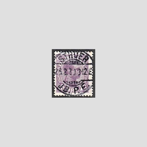 FRIMRKER DANMARK | 1913 - AFA 70 - Chr. X 15 re violet - Lux Stemplet