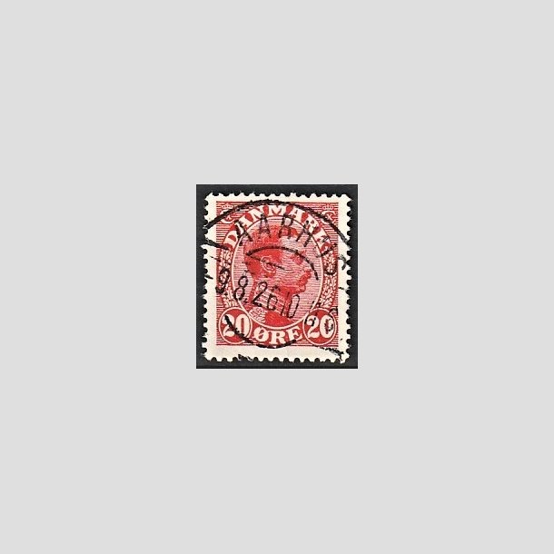 FRIMRKER DANMARK | 1925-26 - AFA 147 - Chr. X 20 re rd - Lux Stemplet