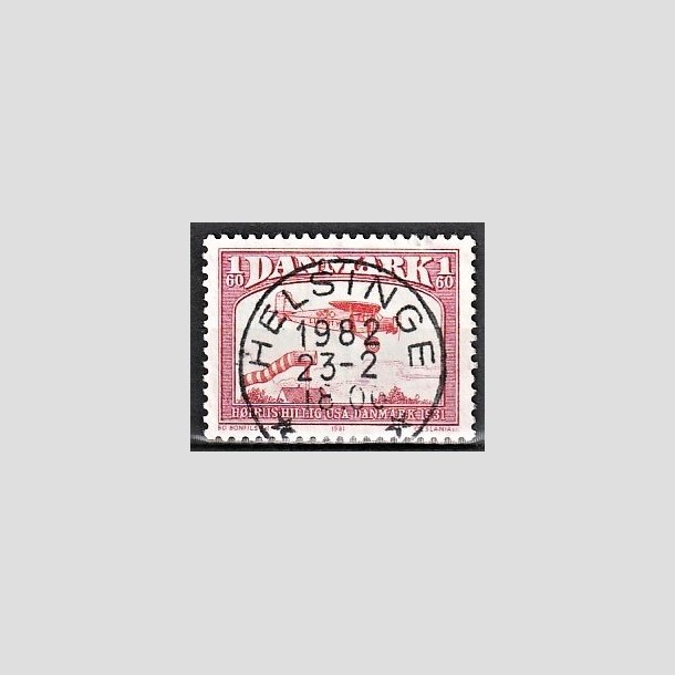 FRIMRKER DANMARK | 1981 - AFA 739 - Flyvning - 1,60 Kr. rd - Pragt Stemplet Helsinge