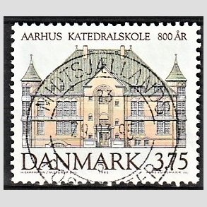 FRIM�RKER DANMARK | 1995 - AFA 1084 - Aahus Katedralskole 800 �r - 3,75 Kr. flerfarvet - Pragt Stemplet
