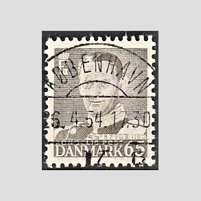 FRIMRKER DANMARK | 1952-53 - AFA 340 - Fr. IX 65 re gr - Lux Stemplet