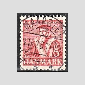 FRIM�RKER DANMARK | 1936 - AFA 232 - Reformationen 15 �re r�d - Lux Stemplet Maarslet