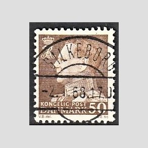 FRIMRKER DANMARK | 1967 - AFA 460 - Fr. IX 50 re brun - Lux Stemplet
