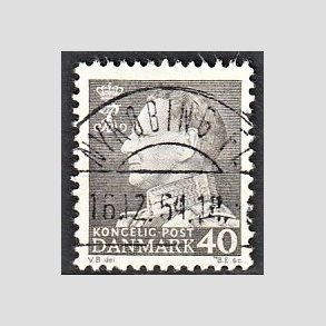 FRIMRKER DANMARK | 1961-62 - AFA 396 - Fr. IX 40 re gr - Pragt Stemplet