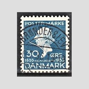 FRIM�RKER DANMARK | 1935 - AFA 228 - H. C. Andersen 30 �re bl� - Lux Stemplet