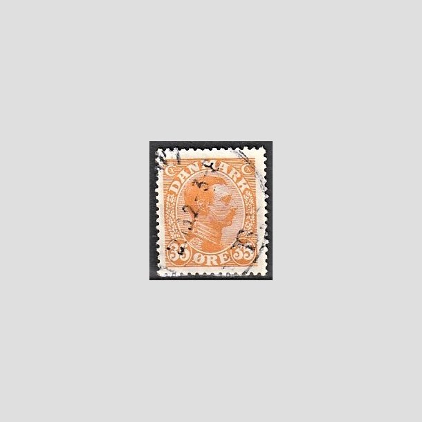 FRIMRKER DANMARK | 1913 - AFA 73 - Chr. X 35 re orange - Stemplet