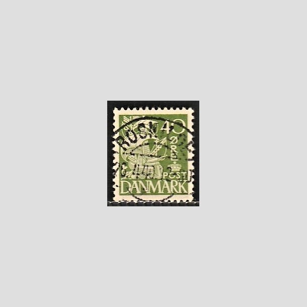 FRIMRKER DANMARK | 1937-40 - AFA 208a - Karavel 40 re grn Type II - Lux Stemplet