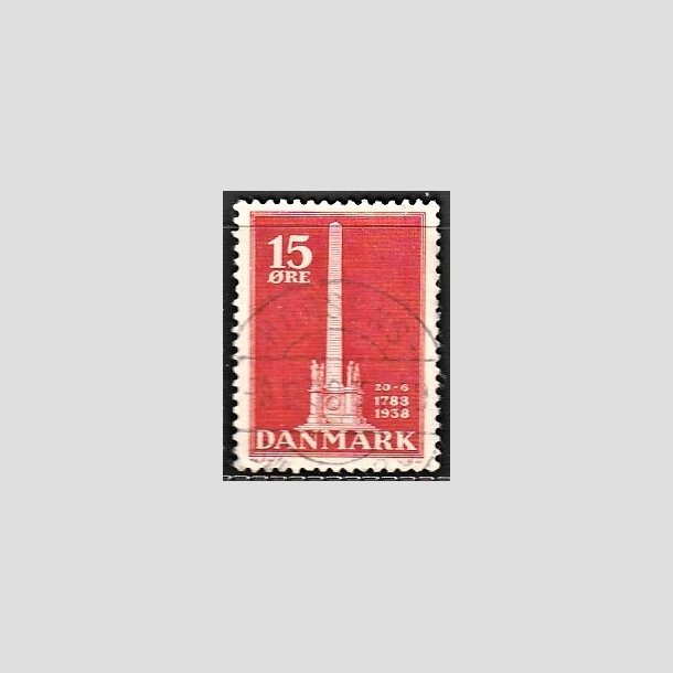 FRIMRKER DANMARK | 1938 - AFA 244 - Stavnsbndet 15 re rd - Lux Stemplet