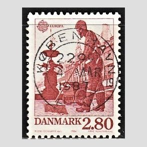 FRIM�RKER DANMARK | 1986 - AFA 870 - Europam�rker Natur- og milj� - 2,80 Kr. r�d - Pragt Stemplet