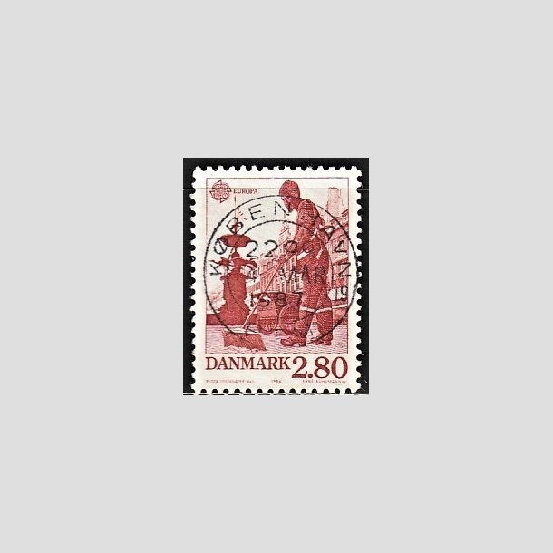 FRIMRKER DANMARK | 1986 - AFA 870 - Europamrker Natur- og milj - 2,80 Kr. rd - Pragt Stemplet