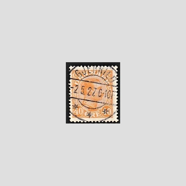 FRIMRKER DANMARK | 1925-26 - AFA 150 - Chr. X 40 re orange - Lux Stemplet 