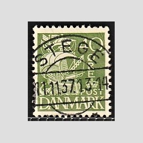 FRIMRKER DANMARK | 1933 - AFA 208 - Karavel 40 re grn Type I - Lux Stemplet Stege