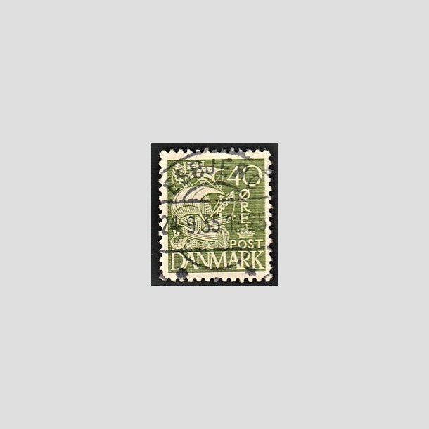 FRIMRKER DANMARK | 1933 - AFA 208 - Karavel 40 re grn Type I - Lux Stemplet 