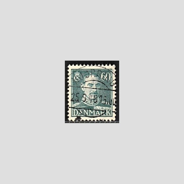 FRIMRKER DANMARK | 1944 - AFA 284 - Chr. X 60 re blgrn - Lux Stemplet