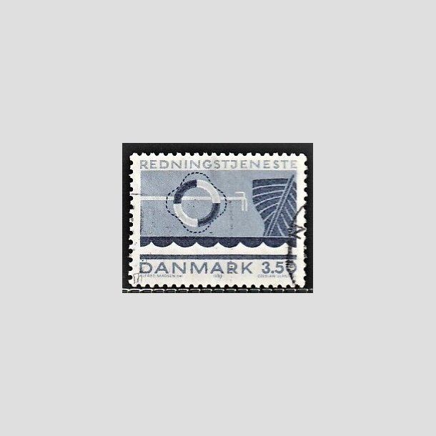 FRIMRKER DANMARK | 1983 - AFA 784 - Redningstjenester - 3,50 Kr. bl - Alm. god gennemsnitskvalitet - Stemplet (Photo eksempel)