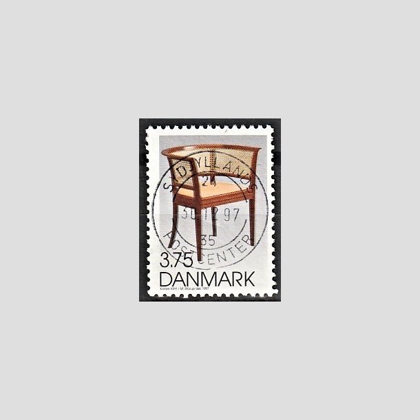 FRIMRKER DANMARK | 1997 - AFA 1160 - Dansk design - 3,75 Kr. flerfarvet - Pragt Stemplet