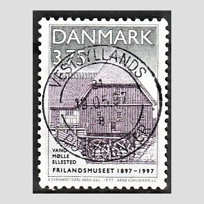 FRIM�RKER DANMARK | 1997 - AFA 1140 - Frilandsmuseet 100 �r - 3,75 Kr. vandm�lle - Pragt Stemplet