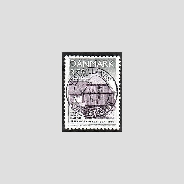 FRIMRKER DANMARK | 1997 - AFA 1140 - Frilandsmuseet 100 r - 3,75 Kr. vandmlle - Pragt Stemplet