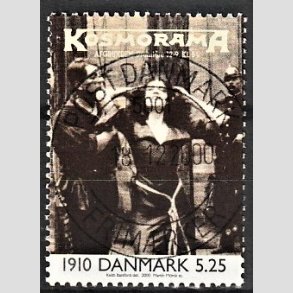 FRIMRKER DANMARK | 2000 - AFA 1237 - 1900-tallet serie 1 - 5,25 Kr. flerfarvet - Pragt Stemplet
