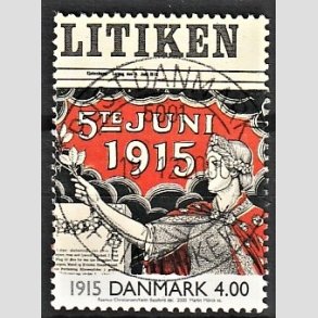 FRIMRKER DANMARK | 2000 - AFA 1250 - 1900-tallet serie 2 - 4,00 Kr. Avisforside - Pragt Stemplet