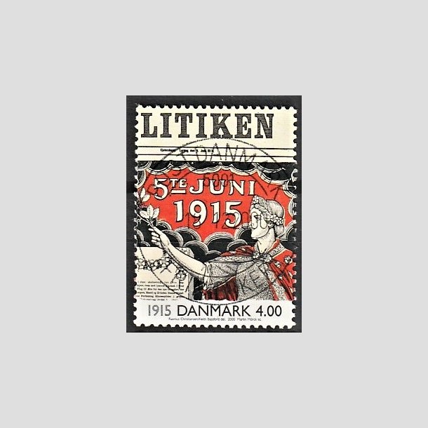 FRIMRKER DANMARK | 2000 - AFA 1250 - 1900-tallet serie 2 - 4,00 Kr. Avisforside - Pragt Stemplet