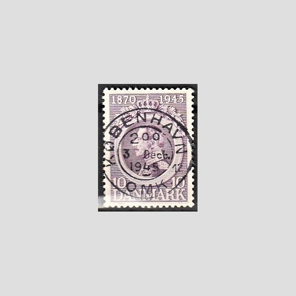 FRIMRKER DANMARK | 1945 - AFA 290 - Chr. X 75 r 10 re violet - Pragt Stemplet Kbenhavn