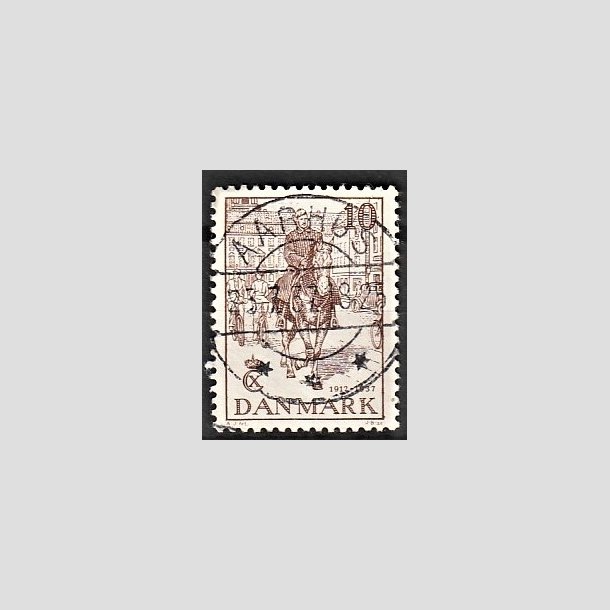 FRIMRKER DANMARK | 1937 - AFA 240 - Chr. X 25 re jubilum 10 re brun - Lux Stemplet Aarhus