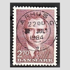 FRIM�RKER DANMARK | 1984 - AFA 806 - Prins Henrik 50 �r. - 2,70 Kr. r�d - Pragt Stemplet