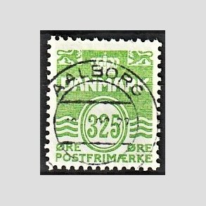 FRIM�RKER DANMARK | 1990 - AFA 954 - B�lgelinie - 325 �re lysgr�n - Pragt Stemplet