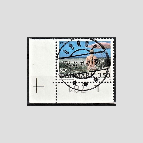 FRIMRKER DANMARK | 1991 - AFA 993 - Turistml - 3,50 Kr. flerfarvet - Pragt Stemplet