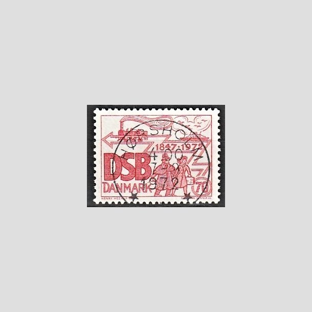 FRIMRKER DANMARK | 1972 - AFA 525 - D.S.B 125 r - 70 re rd - Pragt Stemplet