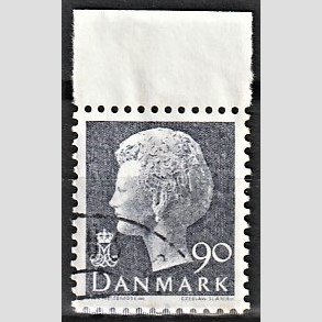 FRIMRKER DANMARK | 1979 - AFA 676 - Dronning Margrethe - 90 re blgr - Stemplet