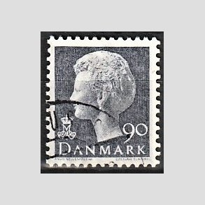 FRIMRKER DANMARK | 1979 - AFA 676 - Dronning Margrethe - 90 re blgr - Stemplet