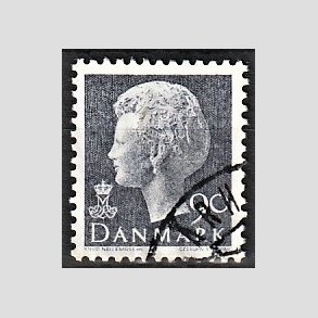 FRIMRKER DANMARK | 1979 - AFA 676 - Dronning Margrethe - 90 re blgr - Alm. god gennemsnitskvalitet - Stemplet (Photo eksempel)