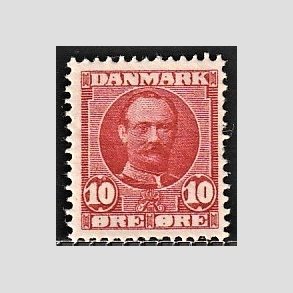 FRIM�RKER DANMARK | 1907 - AFA 55 - Frederik VIII 10 �re r�d - Postfrisk