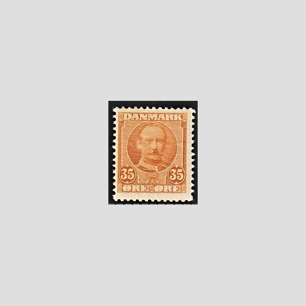 FRIMRKER DANMARK | 1912 - AFA 63 - Frederik VIII 35 re orange - Postfrisk