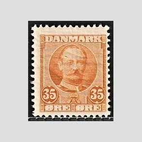 FRIM�RKER DANMARK | 1912 - AFA 63 - Frederik VIII 35 �re orange - Postfrisk