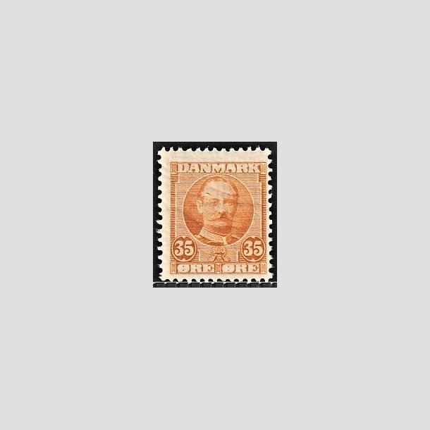 FRIMRKER DANMARK | 1912 - AFA 63 - Frederik VIII 35 re orange - Postfrisk