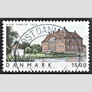 FRIM�RKER DANMARK | 2004 - AFA 1382 - Danske boliger III. - 15,00 Kr. flerfarvet - Pragt Stemplet