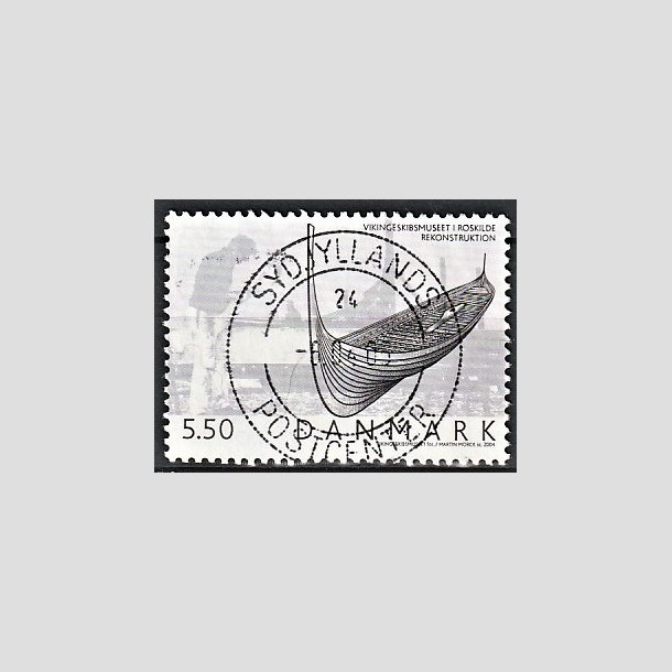 FRIMRKER DANMARK | 2004 - AFA 1401 - Vikingeskibsmuseet - 5,50 Kr. Udstilling - Pragt Stemplet