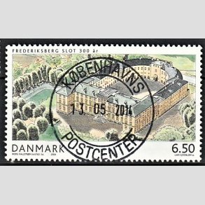 FRIM�RKER DANMARK | 2004 - AFA 1393 - Frederiksberg Slot - 6,50 Kr. flerfarvet - Pragt Stemplet