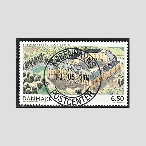 FRIMRKER DANMARK | 2004 - AFA 1393 - Frederiksberg Slot - 6,50 Kr. flerfarvet - Pragt Stemplet