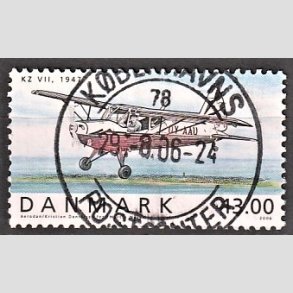 FRIM�RKER DANMARK | 2006 - AFA 1481 - Ellehammer - 13,00 Kr. flerfarvet - Pragt Stemplet