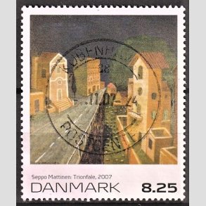 FRIMRKER DANMARK | 2007 - AFA 1509 - Frimrkekunst 10. - 8,25 Kr. Seppo Marttinen - Pragt Stemplet