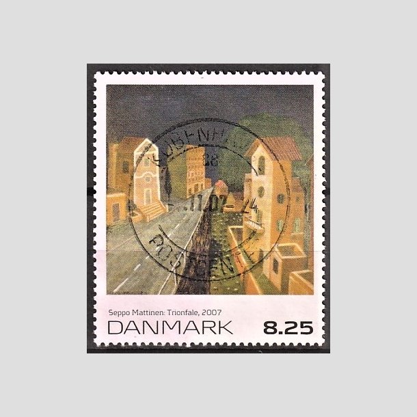 FRIMRKER DANMARK | 2007 - AFA 1509 - Frimrkekunst 10. - 8,25 Kr. Seppo Marttinen - Pragt Stemplet