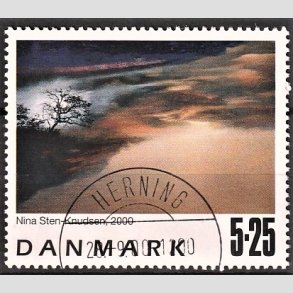 FRIMRKER DANMARK | 2000 - AFA 1262 - Frimrkekunst 3. - 5,25 Kr. 2000 - Pragt Stemplet