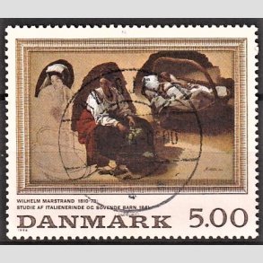 FRIMRKER DANMARK | 1994 - AFA 1081 - Maleriserie 7. - 5,00 Kr. flerfarvet - Pragt Stemplet