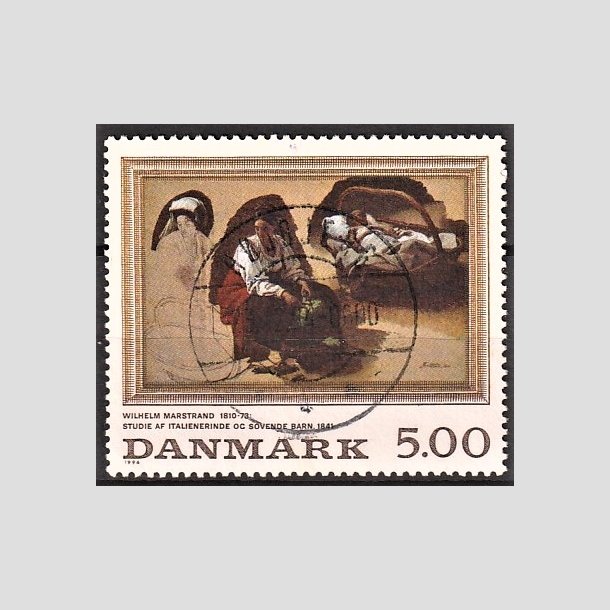 FRIMRKER DANMARK | 1994 - AFA 1081 - Maleriserie 7. - 5,00 Kr. flerfarvet - Pragt Stemplet