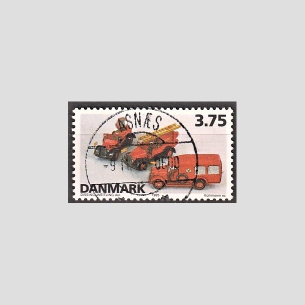 FRIMRKER DANMARK | 1995 - AFA 1103 - Dansk legetj - 3,75 Kr. flerfarvet - Pragt Stemplet Asns