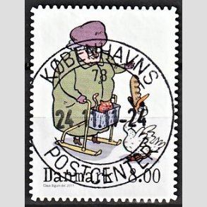 FRIM�RKER DANMARK | 2011 - AFA 1683a - Vintereventyr - 8,00 Kr. flerfarvet - Pragt Stemplet